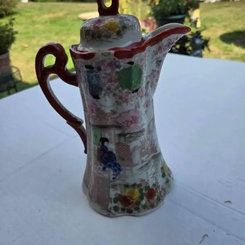 Vintage Japanese Geisha ware chocolate pot